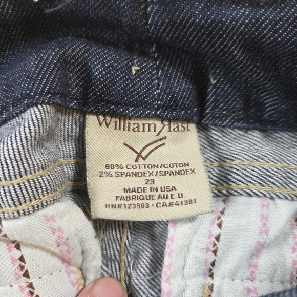 William Rast Savoy Dark Blue Straight Leg Jeans Size 23 - Picture 9 of 10